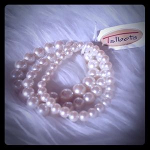 NWT * Set of 3 Faux Pearl Bracelet from Talbots